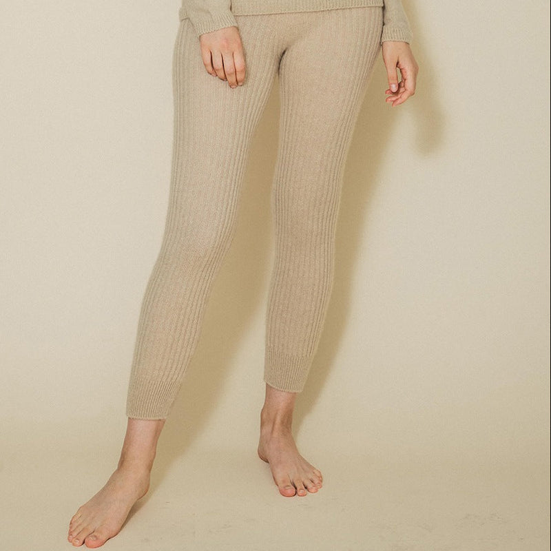 Undyed Cashmere Inner Pants