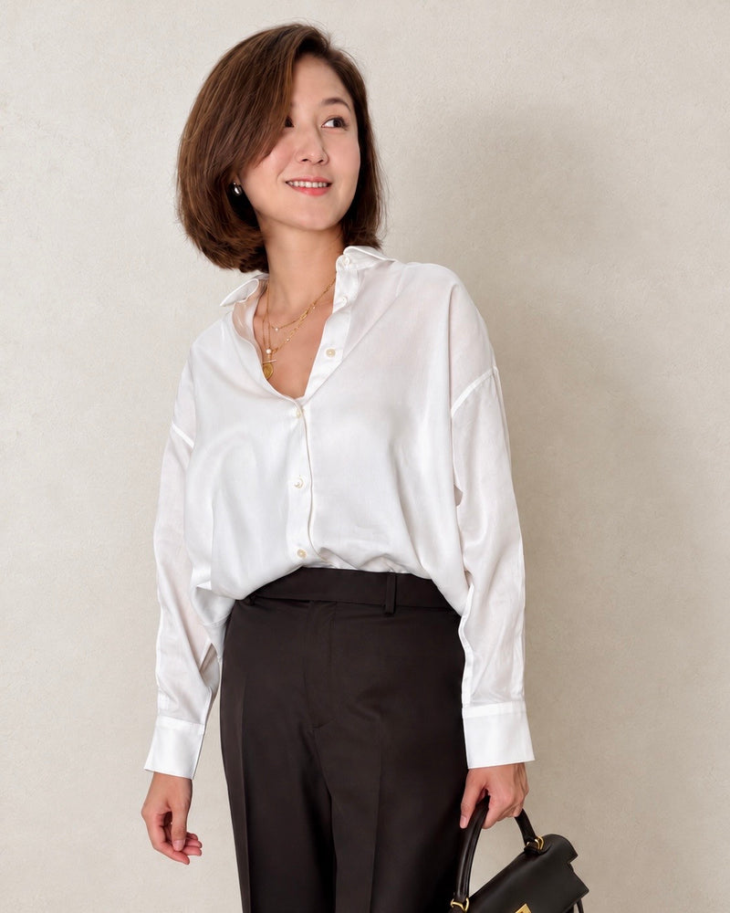 MATERICA Soft Drape Shirt upper-body view